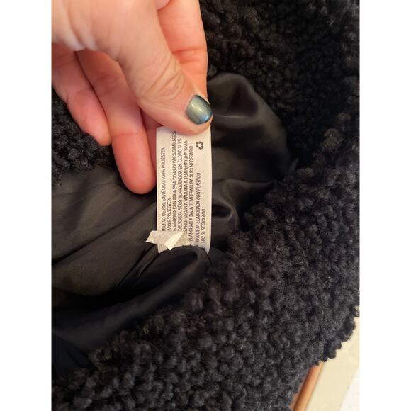 Wild fable, Teddy bomber coat, black XS/S - Picture 6 of 7